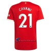 Virallinen Fanipaita Manchester United Edinson Cavani 21 Kotipelipaita 2021-22 - Miesten